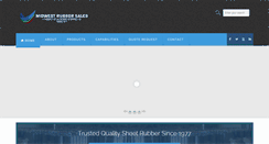 Desktop Screenshot of midwestrubbersales.com